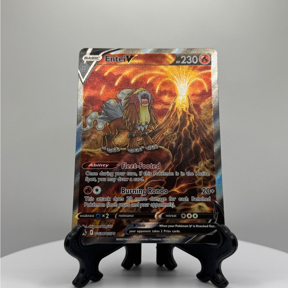 Pokemon ~ Entei V Card